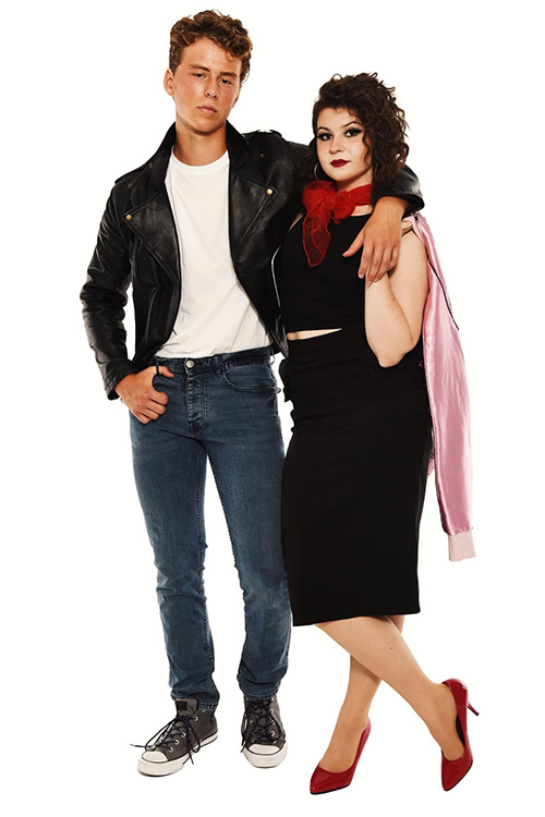 Stunning period costumes for the cast of Grease the musical